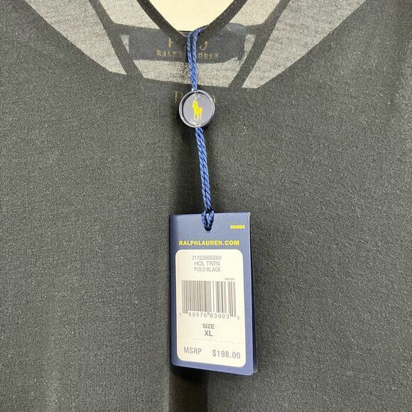 Polo Ralph Lauren Dress Womens XL Black Whimsigoth Sheer Fairygrunge Elegant - Picture 5 of 11